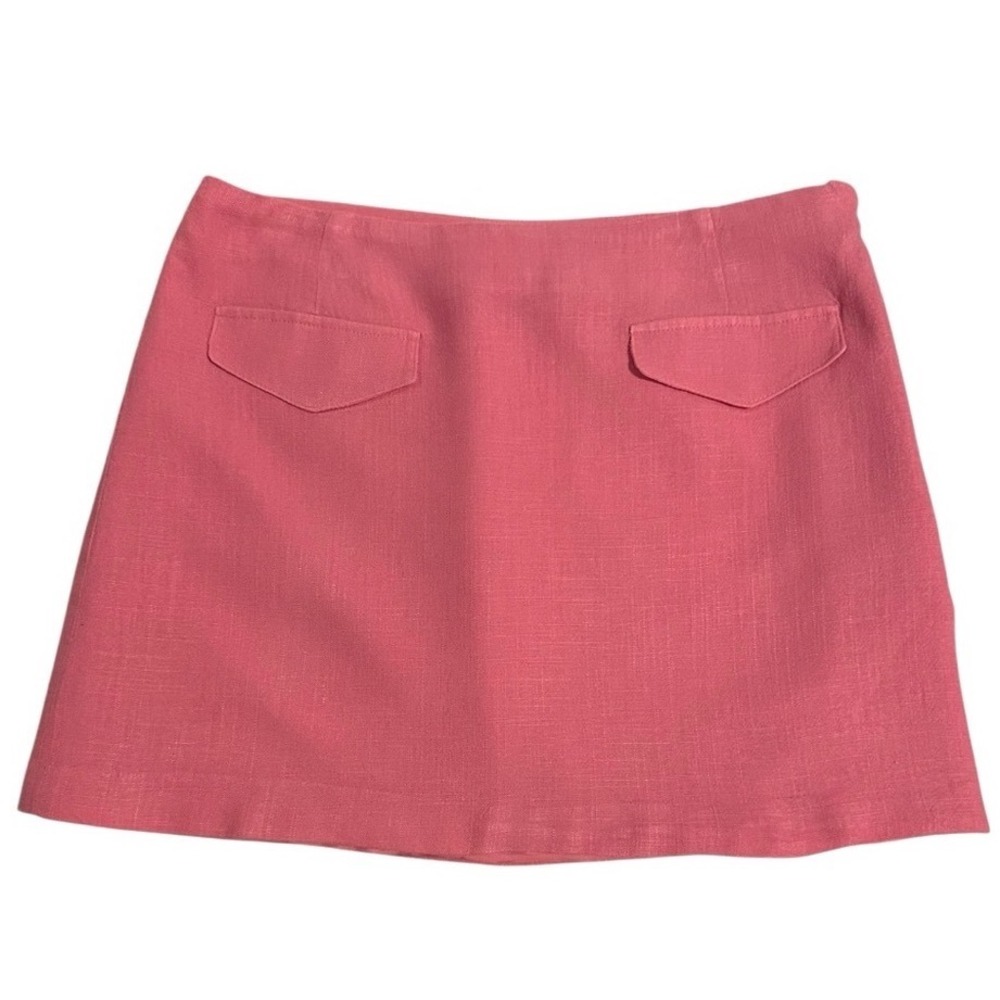 H&M Divided Pink Women's‎ Linen Mini Skirt Barbie Core Size Size XS